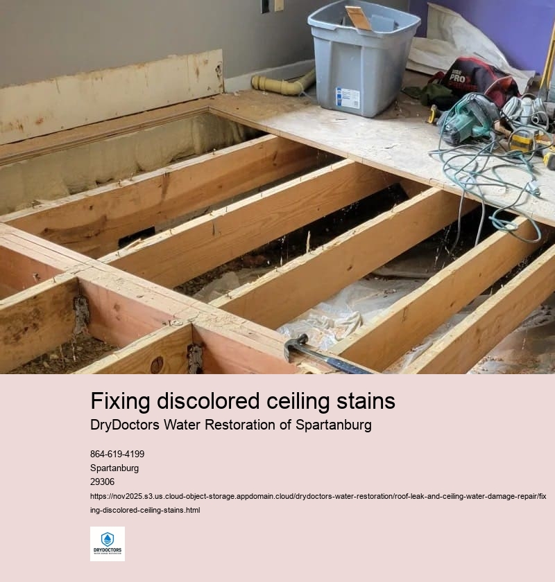 Identifying the source of the roof leak