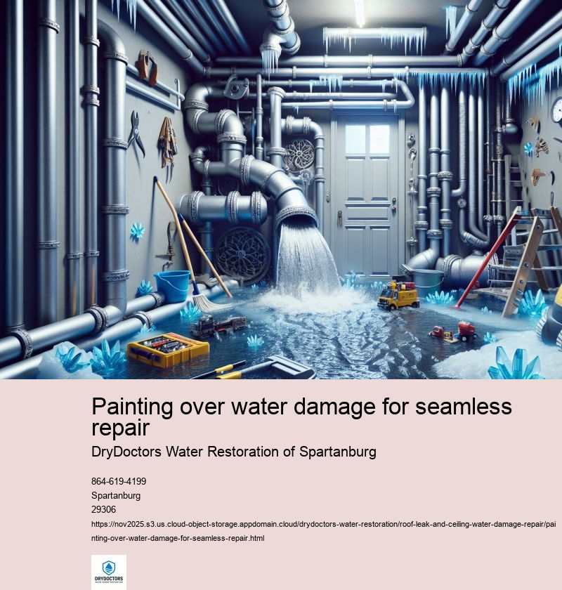 Assessing the extent of the water damage